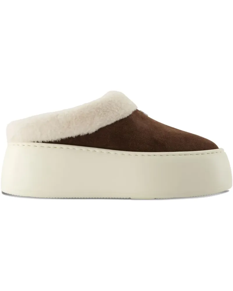 Giuseppe Zanotti Mules mit Plateau - Braun Braun