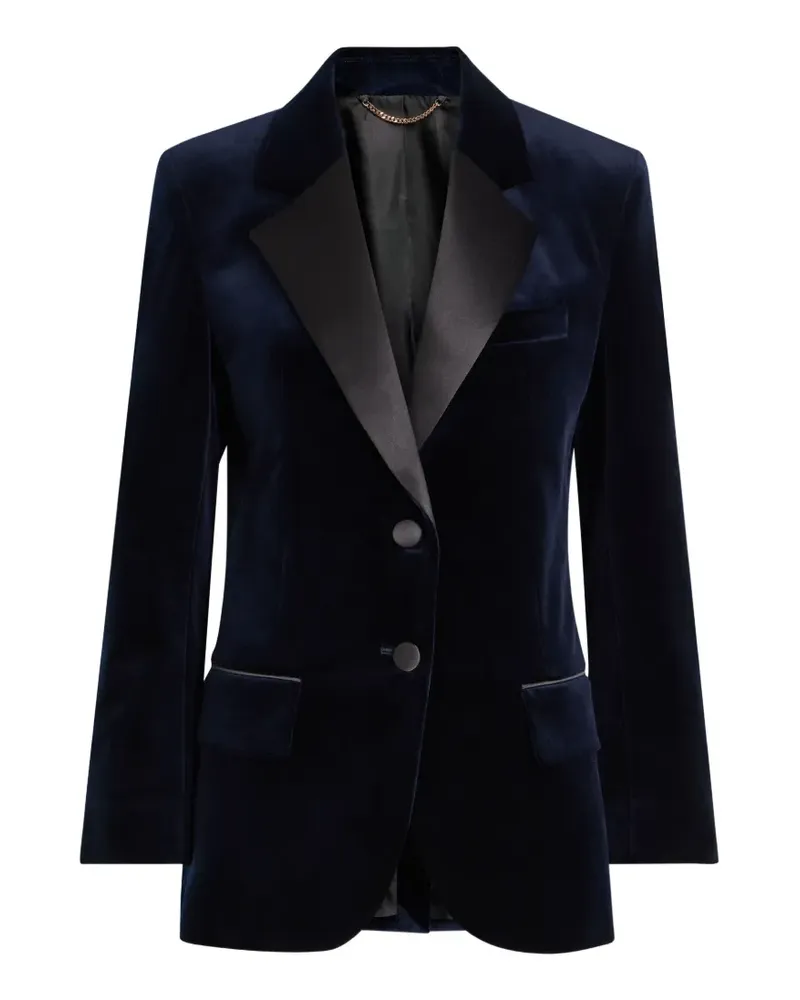 Victoria Beckham lapel button jacket - Blau Blau