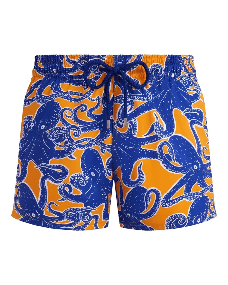 Vilebrequin Poulpes Badeshorts - Orange Orange