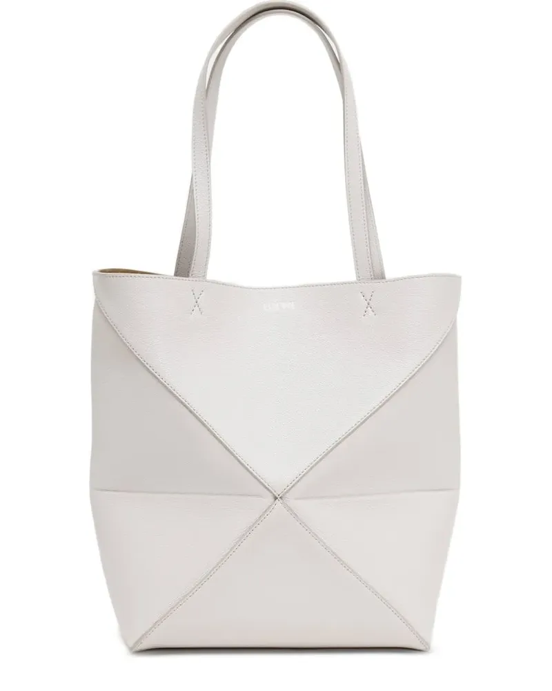Loewe Mittelgroßer Puzzle Fold Shopper - Nude Nude