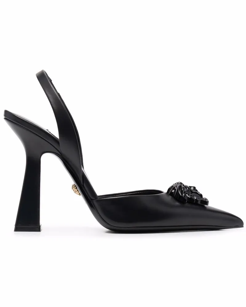 Versace La Medusa Slingback-Pumps - Schwarz Schwarz