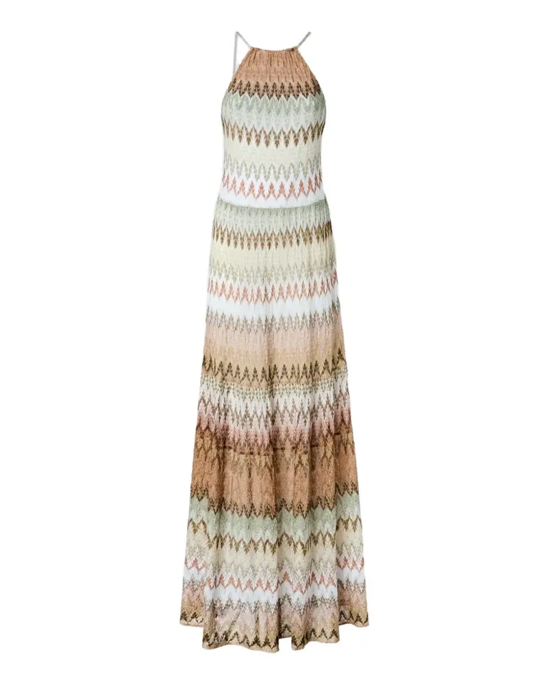Missoni Kleid mit Zickzackmuster - Nude Nude