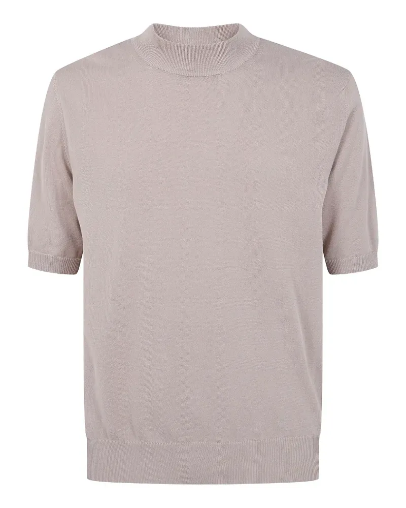 Zanone Kurzärmeliges T-Shirt - Nude Nude