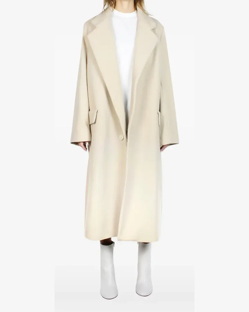 MALLONI Einreihiger Mantel - Nude Nude
