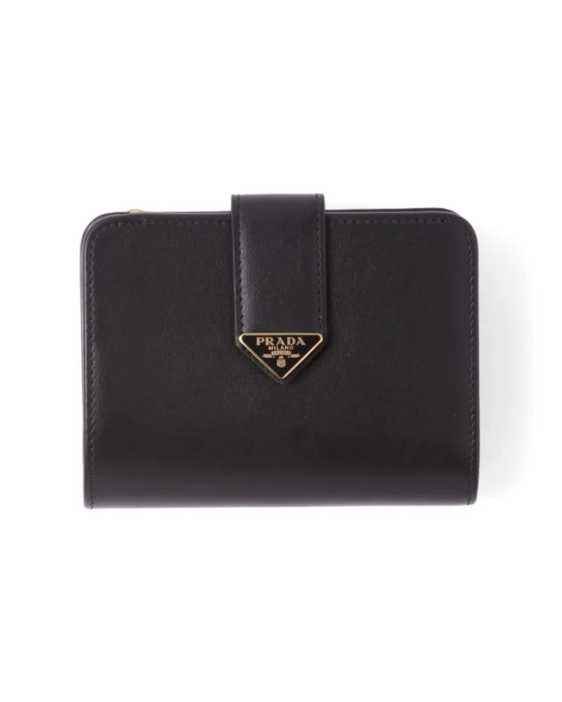 Prada Portemonnaie aus Saffiano-Leder - Schwarz Schwarz