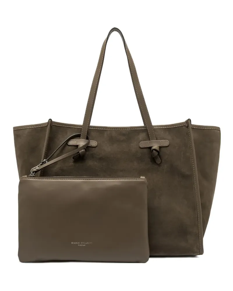 Gianni Chiarini Marcella Tote Bag aus Wildleder - Braun Braun