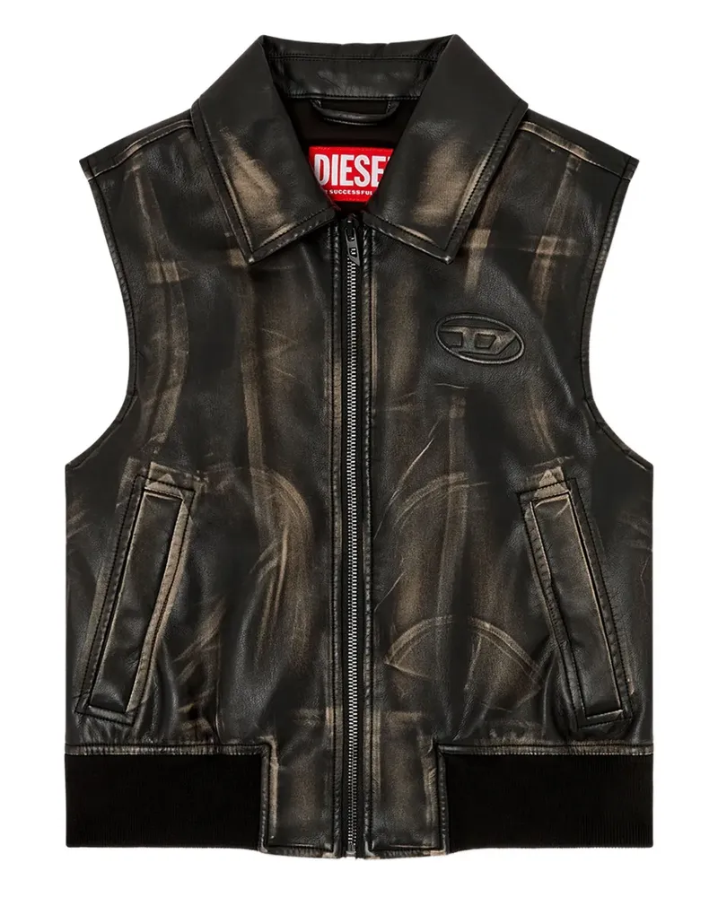 Diesel G-Inko sleeveless jacket - Schwarz Schwarz