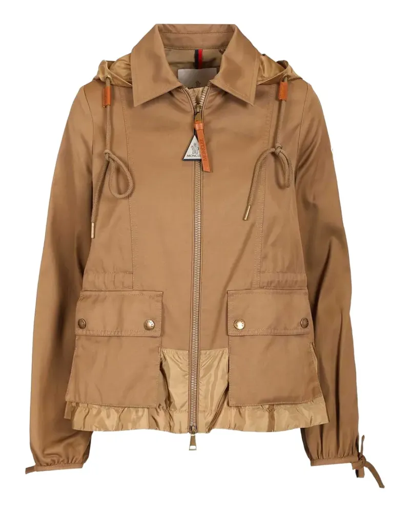 Moncler Adenium hooded jacket - Braun Braun