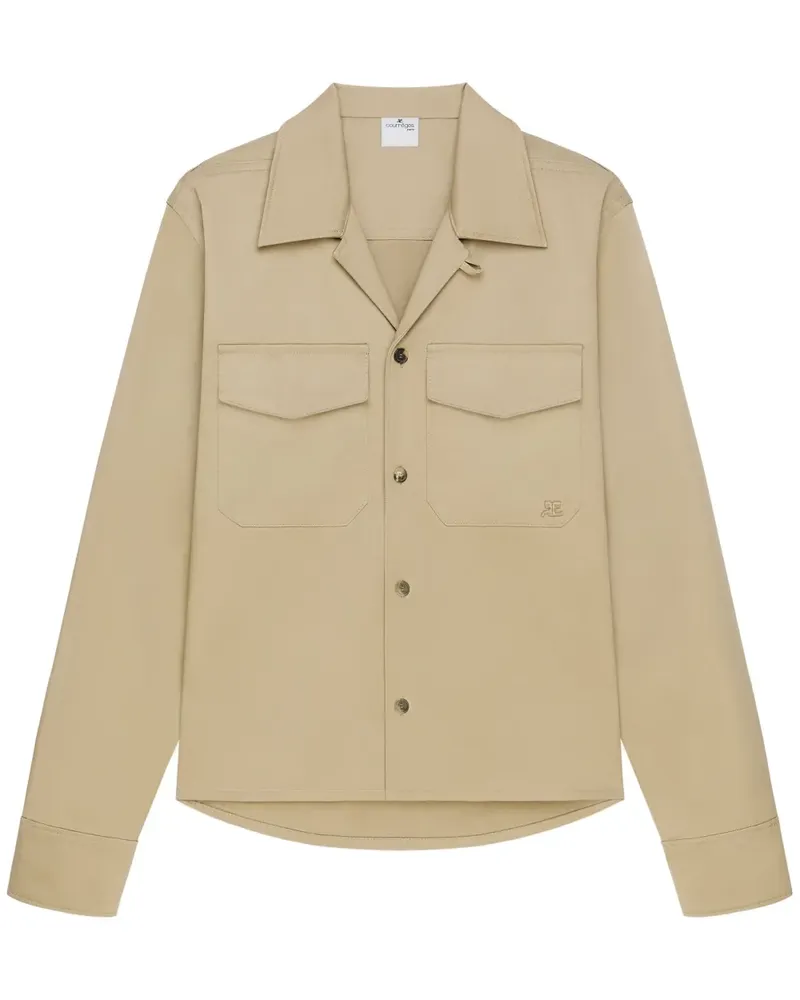 Courrèges Utility-Hemd - Nude Nude