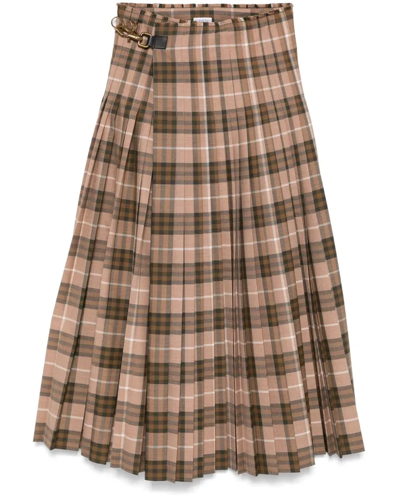 Burberry Maxirock mit Vintage Check-Muster - Braun Braun