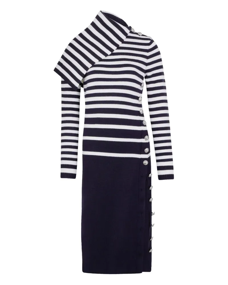 Paco Rabanne Midikleid aus Wolle - Blau Blau