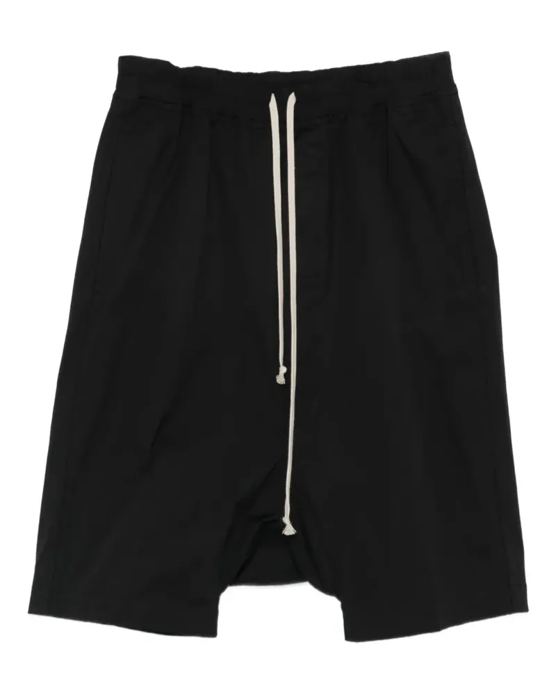 Rick Owens drawstring drop-crotch shorts - Schwarz Schwarz