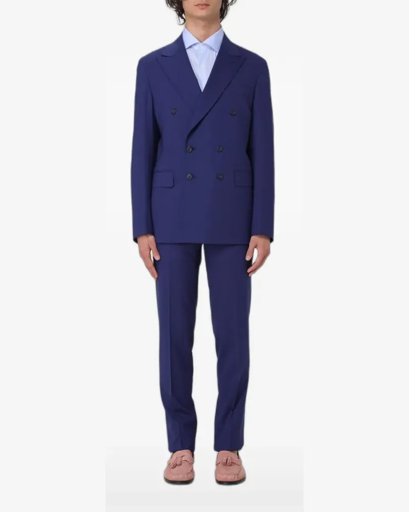 Brian Dales double-breasted suit - Blau Blau