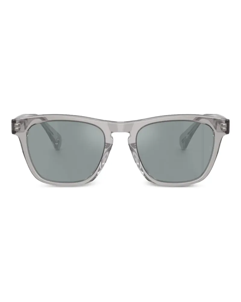 Oliver Peoples R-3 Sonnenbrille mit rundem Gestell - Grau Grau