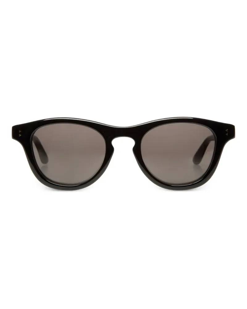 Bally Sonnenbrille mit rundem Gestell - Schwarz Schwarz