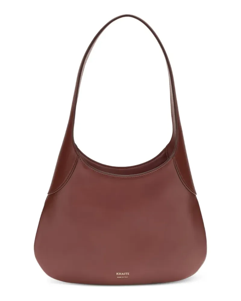 KHAITE Joan small leather shoulder bag - Braun Braun