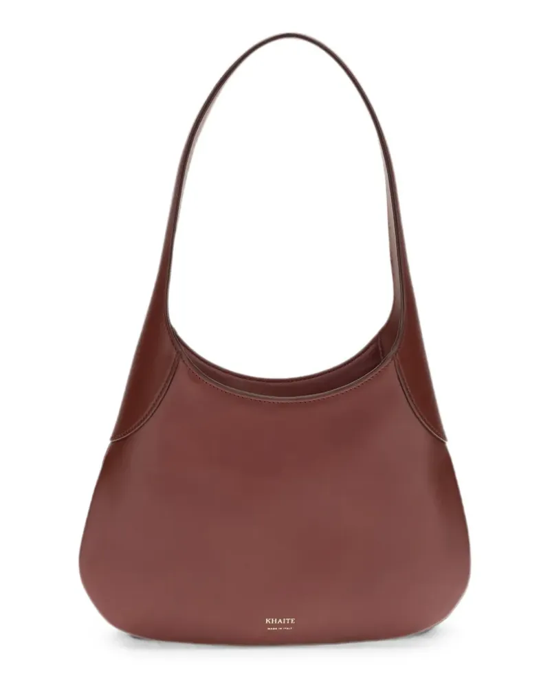 KHAITE Joan small leather shoulder bag - Braun Braun