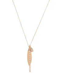 Dana Rebecca Designs 14kt Sadie Pearl Split Rotgoldring mit Diamanten Gold