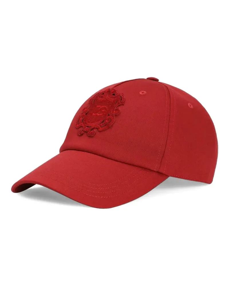 Dolce & Gabbana Baseballkappe aus Gabardine - Rot Rot