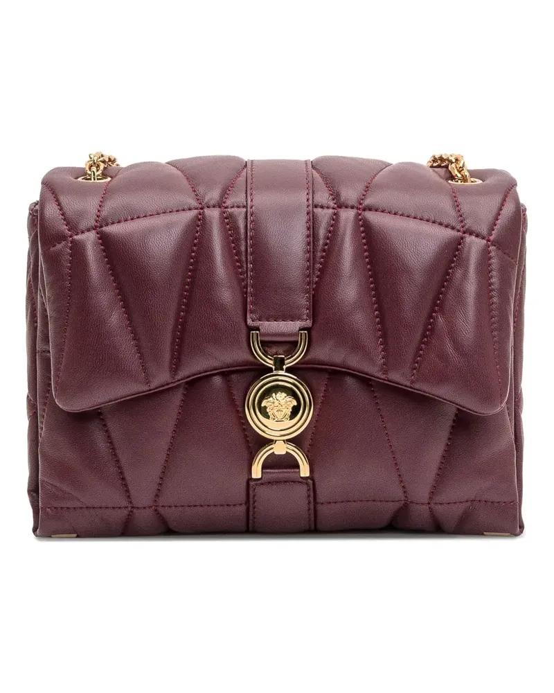 Versace Gesteppte Kleio Schultertasche - Rot Rot