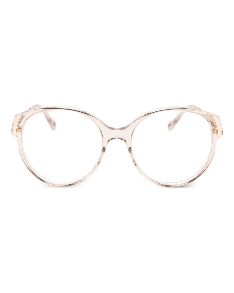 Chloé Brille mit ovalem Gestell - Braun Braun