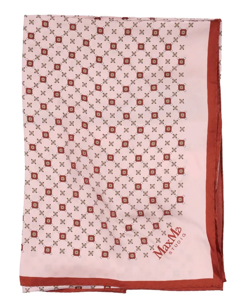 Max Mara Lontra scarf - Rosa Rosa