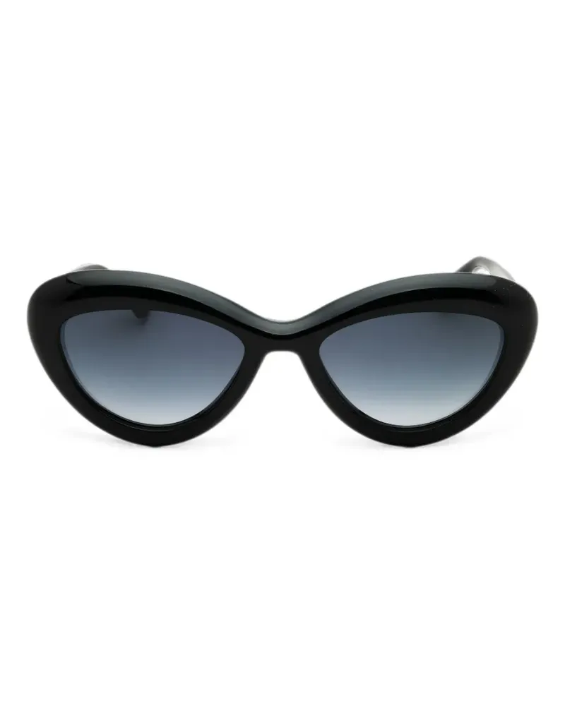 Moschino Cat-Eye-Sonnenbrille mit Farbverlauf - Schwarz Schwarz