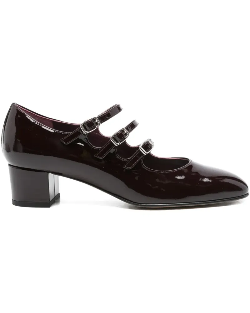 Carel Kina Pumps mit Schnalle 50mm - Braun Braun