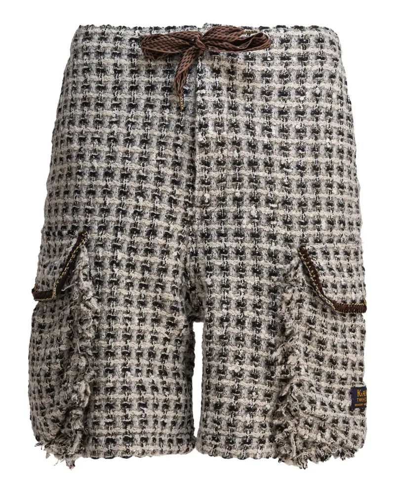 KAPITAL Shorts mit Kordelzug - Grau Grau