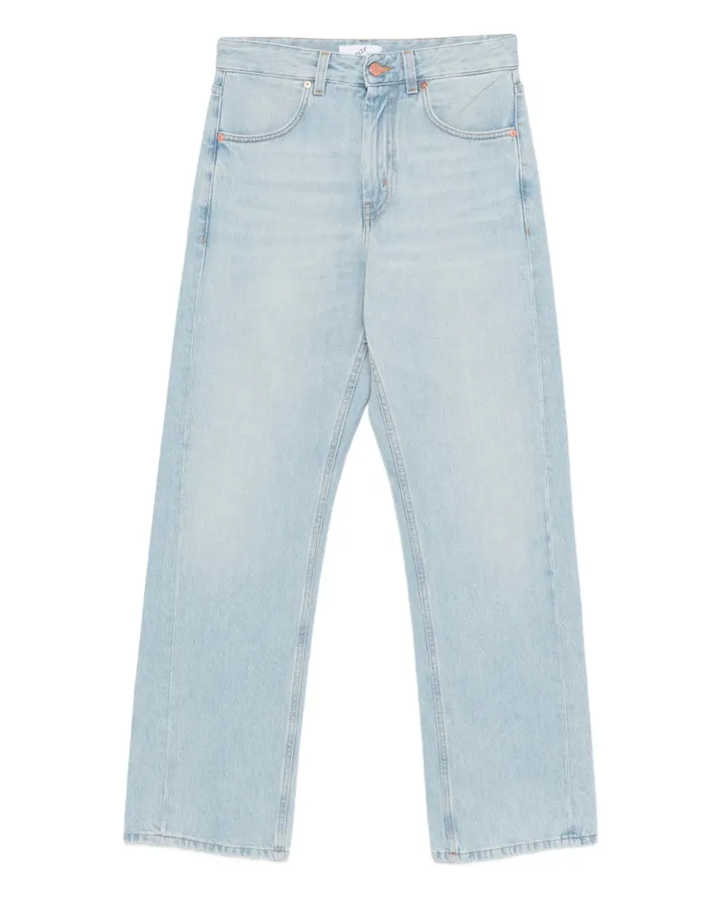 BITE Studios Straight-Leg-Jeans mit Knopfleiste - Blau Blau