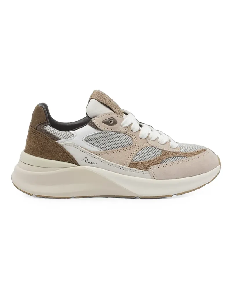 D.A.T.E. Musa Pop Sneakers mit Einsätzen - Nude Nude