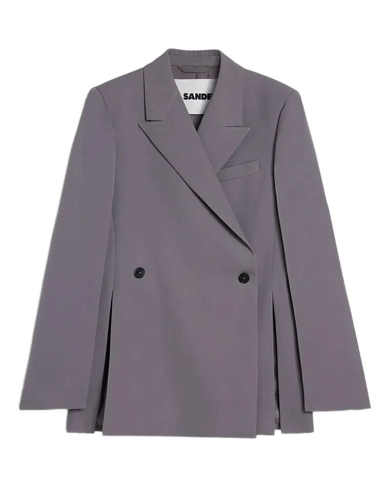 Jil Sander Blazer aus Gabardine - Grau Grau