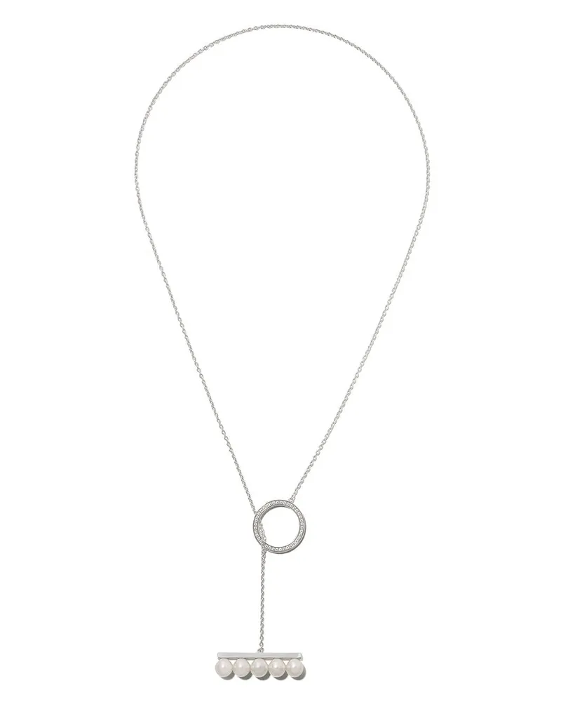 TASAKI 18kt Weißgoldhalskette - Silber Silber
