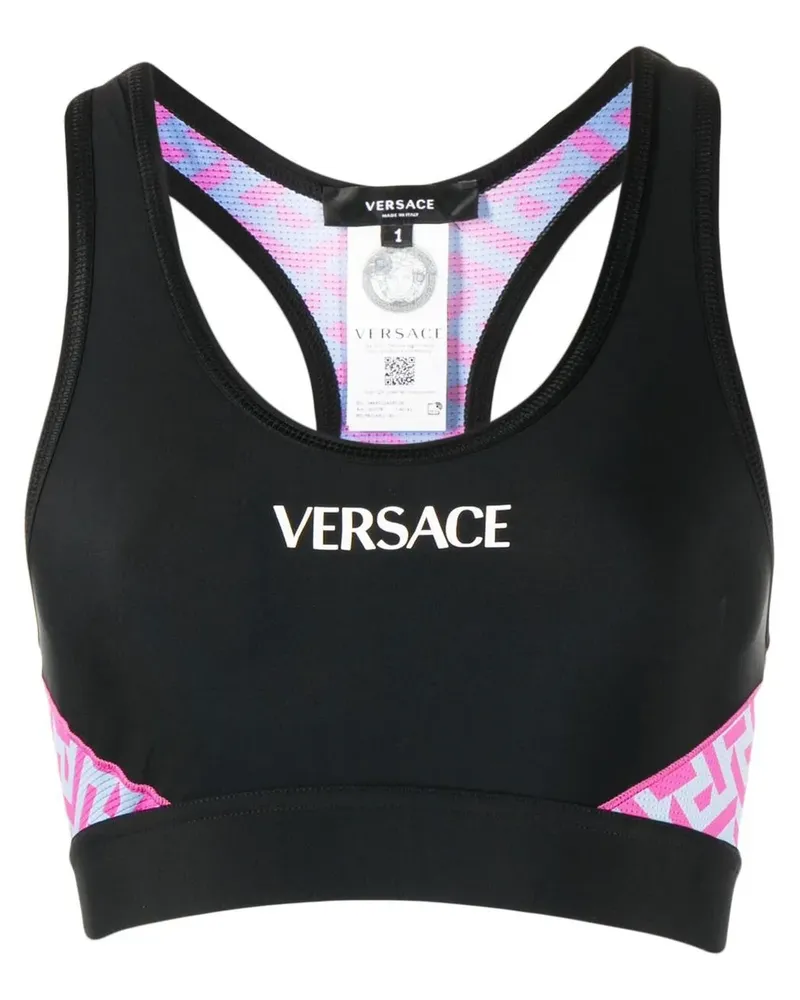 Versace La Greca Bralet - Schwarz Schwarz