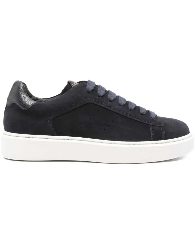 Doucal´s Clay Sneakers aus Wildleder - Blau Blau
