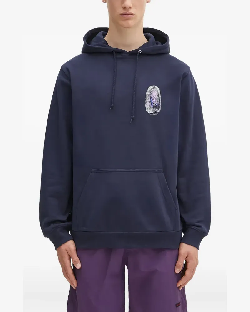 GRAMICCI Hoodie mit grafischem Print - Blau Blau