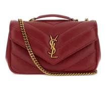 small Loulou leathershoulder bag - Rot