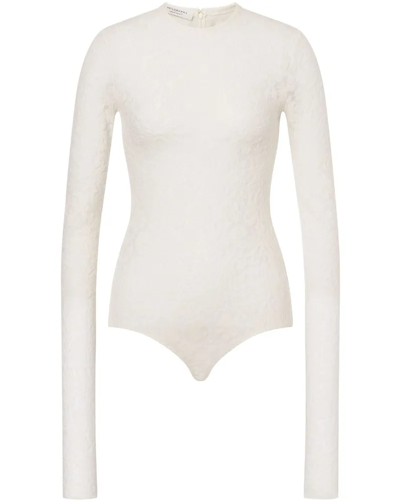 Philosophy Di Lorenzo Serafini Body mit Spitze - Weiß Weiß