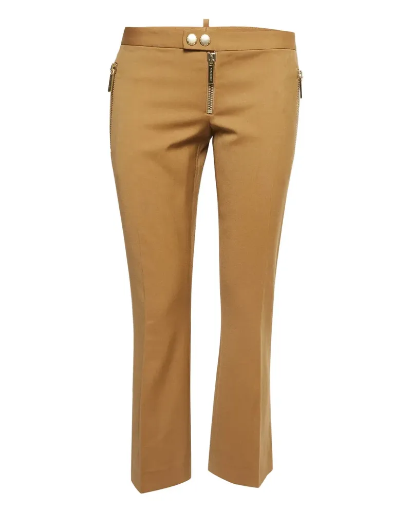 Dsquared2 Hose mit Reißverschluss - Braun Braun