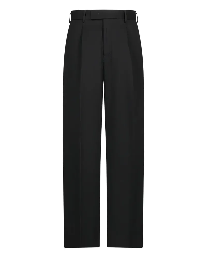 PT TORINO Hose mit Faltendetails - Schwarz Schwarz