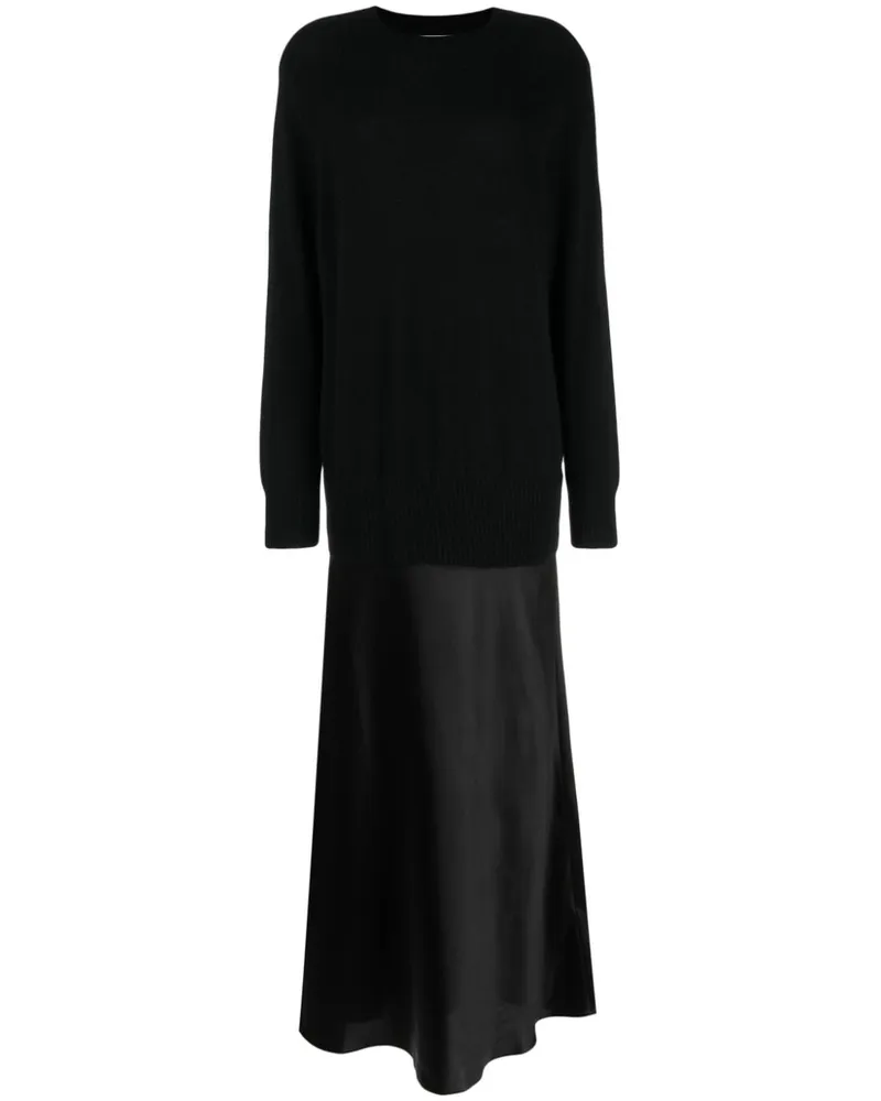 Christopher Esber Monument Kaschmirkleid im Layering-Look - Schwarz Schwarz