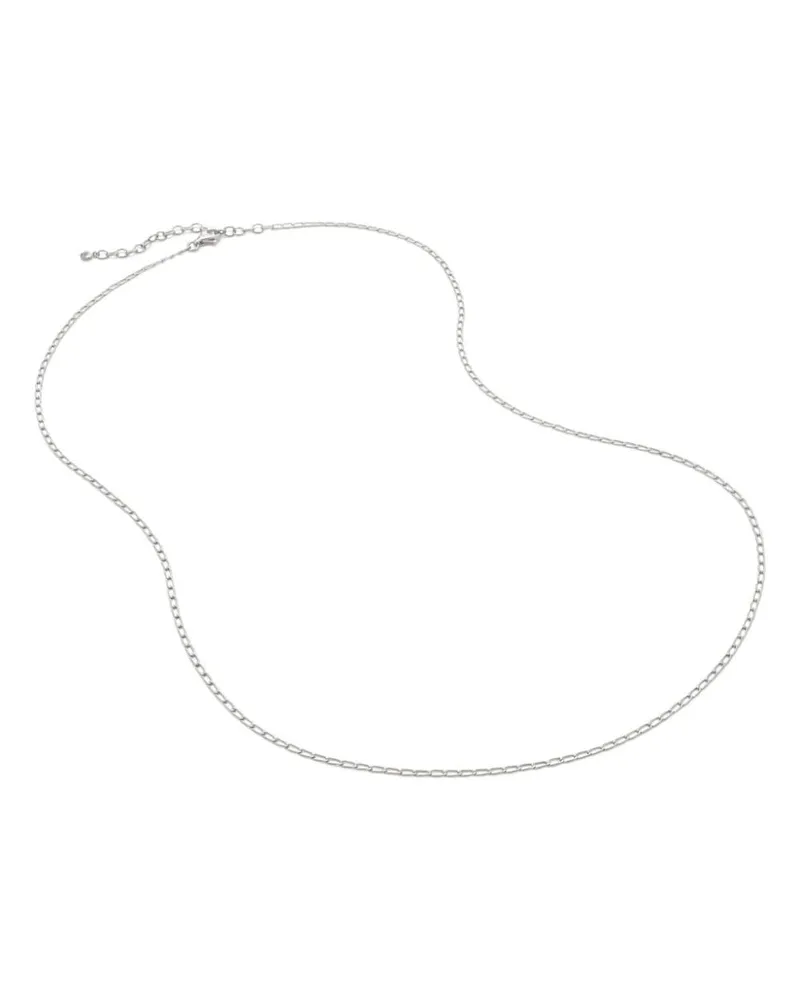 Monica Vinader Open Link Halskette - Silber Silber