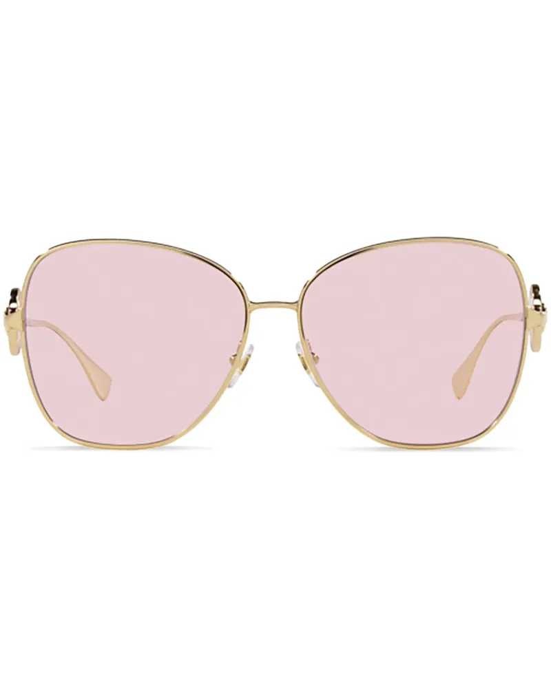 Versace Sonnenbrille mit Medusa-Schild - Gold Gold