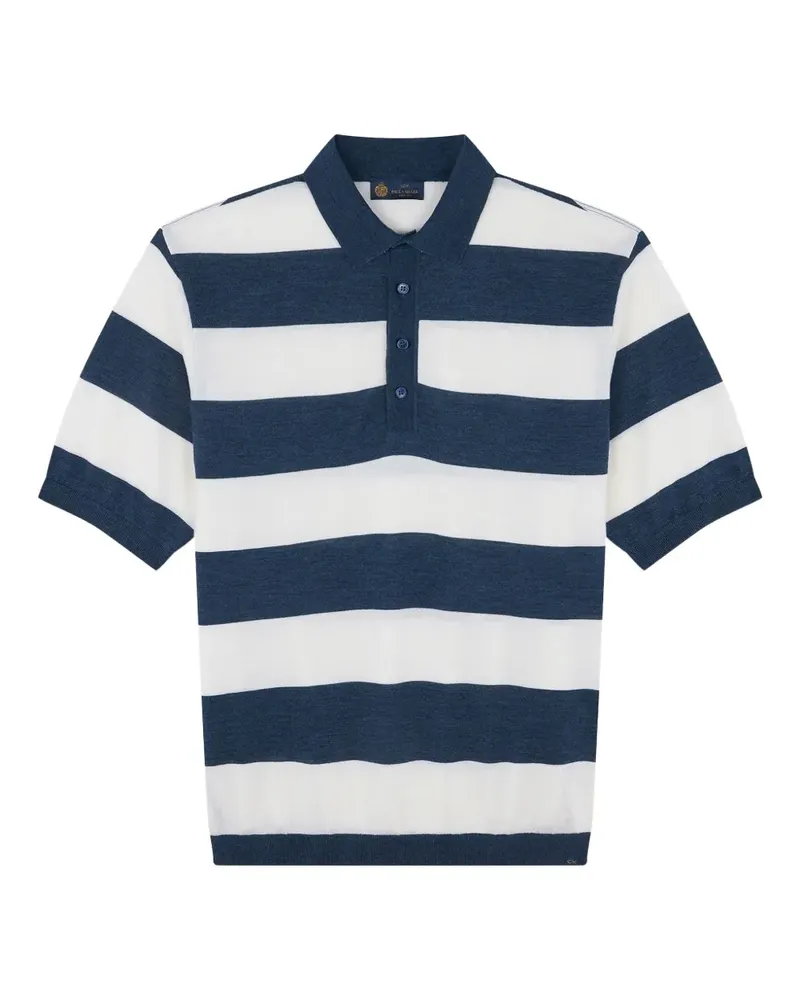 Paul & Shark Gestreiftes Poloshirt - Blau Blau