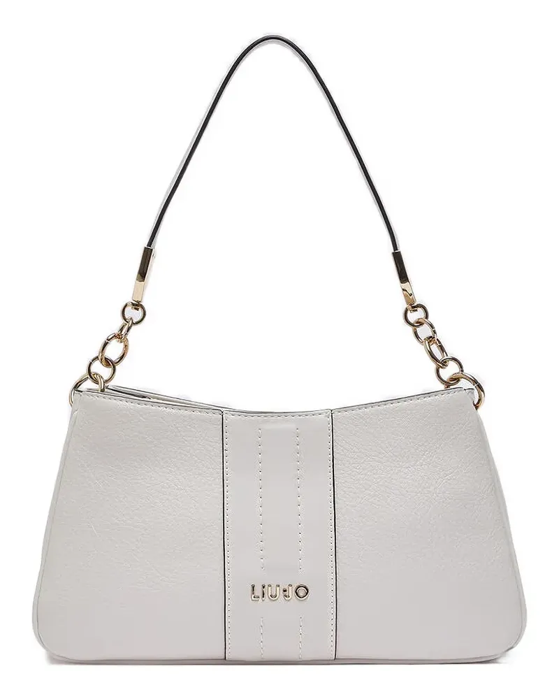 Liu Jo Schultertasche mit Logo - Weiß Weiß