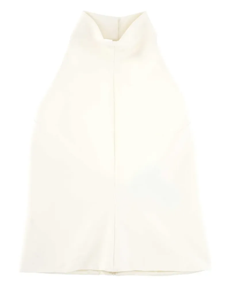 Federica Tosi Neckholder-Top mit Stehkragen - Nude Nude
