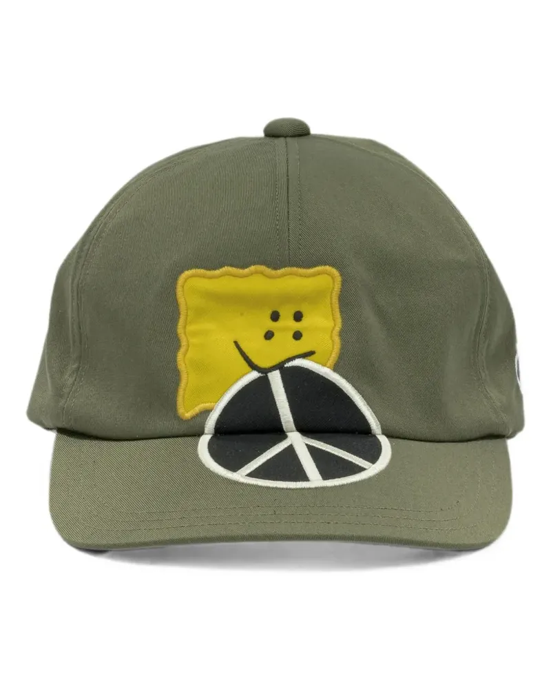 KAPITAL patch-detail cap - Grün Grün