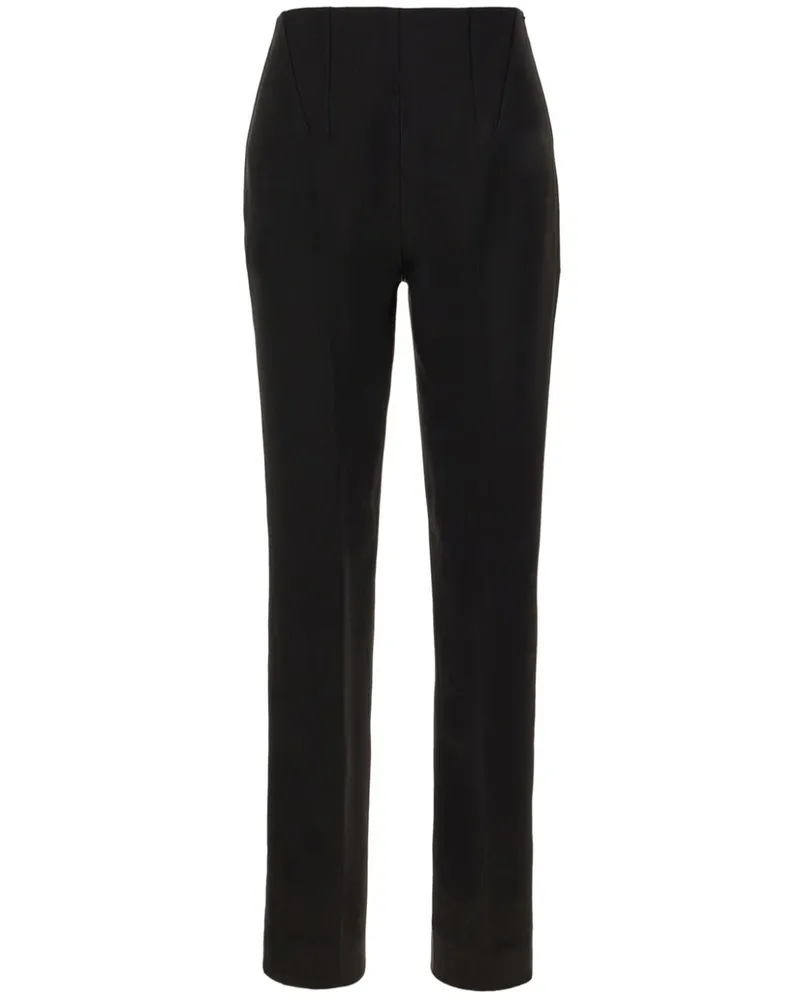 SPORTMAX Schmale Hose - Schwarz Schwarz