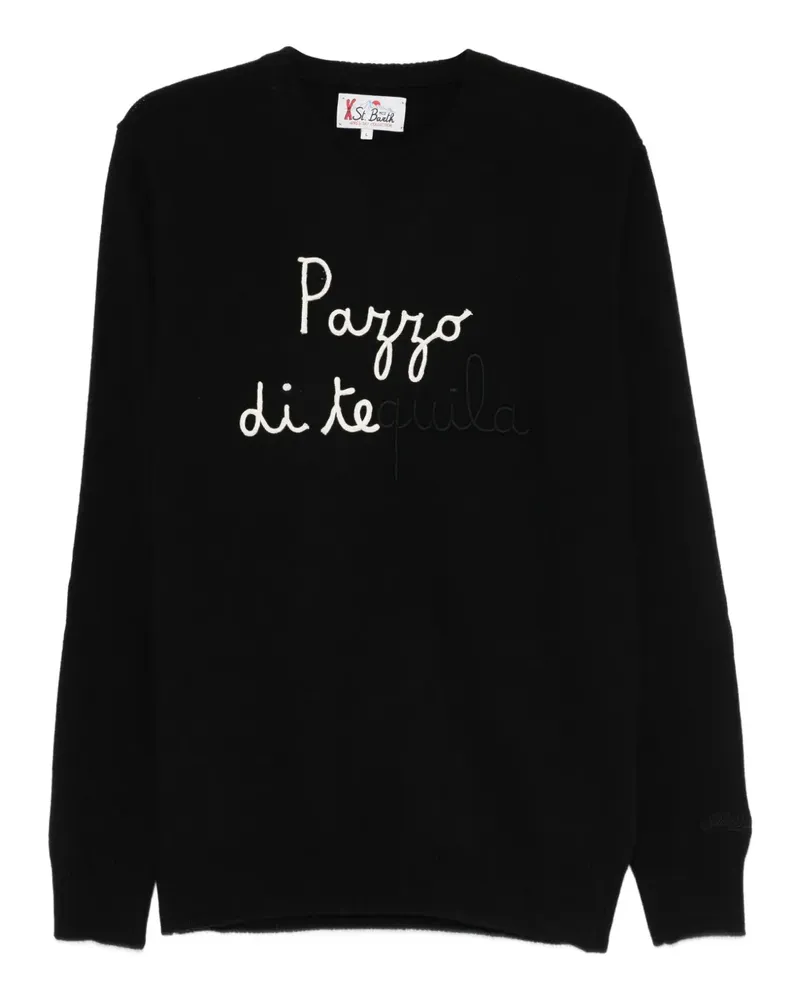 MC2 Saint Barth Heron Pullover - Schwarz Schwarz
