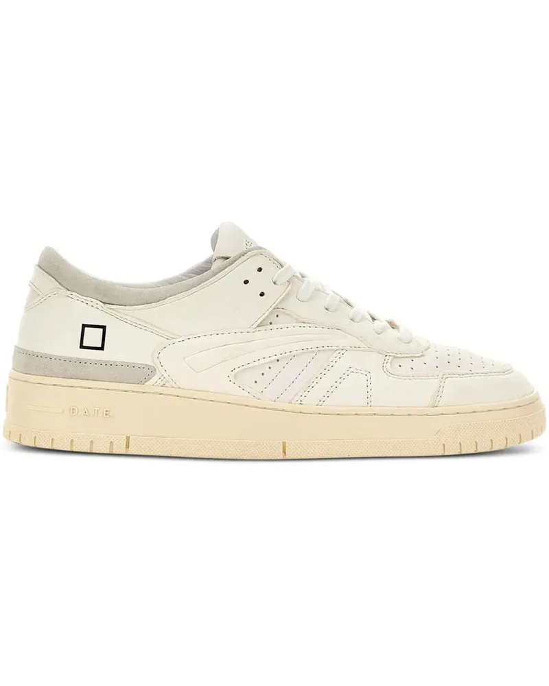 D.A.T.E. Perforierte Torneo NZ Sneakers - Weiß Weiß